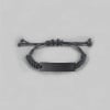 Bracelet personnalise homme femme nylon tresse acier