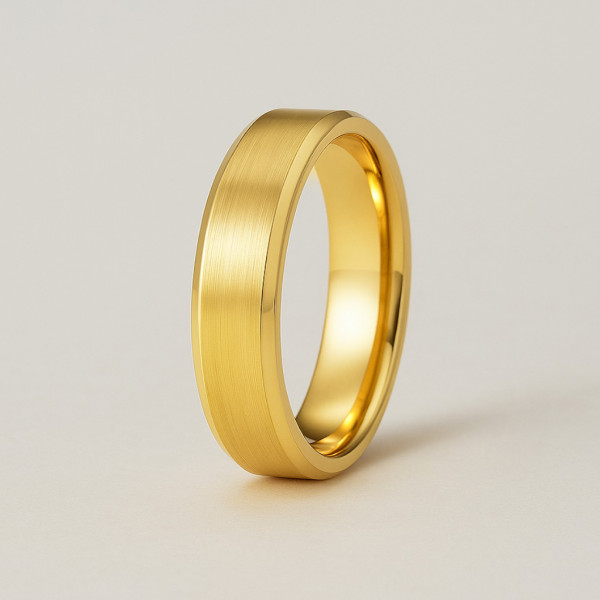 D Bague homme mariage tungstene personnalisable