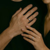 6mm Bague de mariage personnalisee alliance tungstene polie miroir