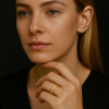 Bague mariage tungstene plaque or alliance personnalisee