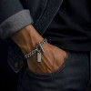 Bracelet personnalise homme femme acier chaine a graver