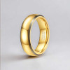 6N Bague personnalisee homme anneau alliance dome tungstene