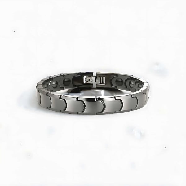 Bracelet homme femme ceramique finition polie aimants