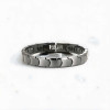 Bracelet homme femme ceramique finition polie aimants