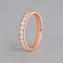 D Bague éternité titane zirconium