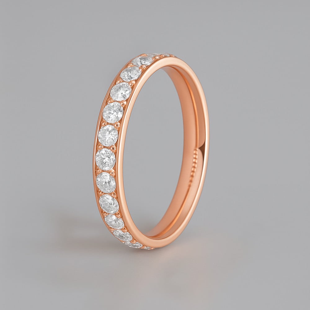 Bague éternité titane zirconium