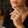 Bague argent anneau celtique cisele