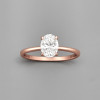 M Bague femme argent zircon ovale