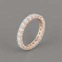 Eternity Ring in Sterling Silver – Sparkling Zircon Stones and Timeless Elegance