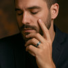 Bague personnalisee alliance tungstene noeud celtique