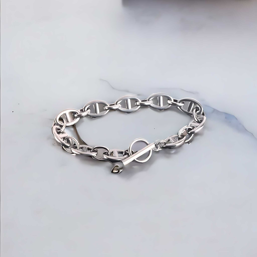 Men's Stainless Steel Marine Chain Bracelet