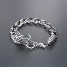 Men's Stainless Steel Dragon Chain Bracelet
