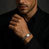 Bracelet personnalise homme gourmette acier a graver