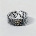 Zegelring van 925 sterling zilver – Oog van de Voorzienigheid voor heren en dames
