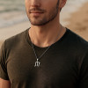Pendentif homme Collier argent zodiaque Scorpion