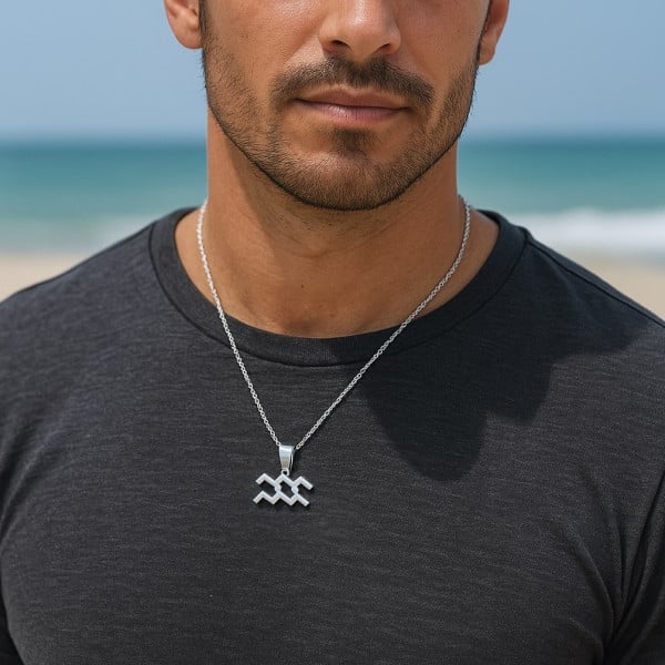 Collier zodiaque Poisson pour homme ZP0245