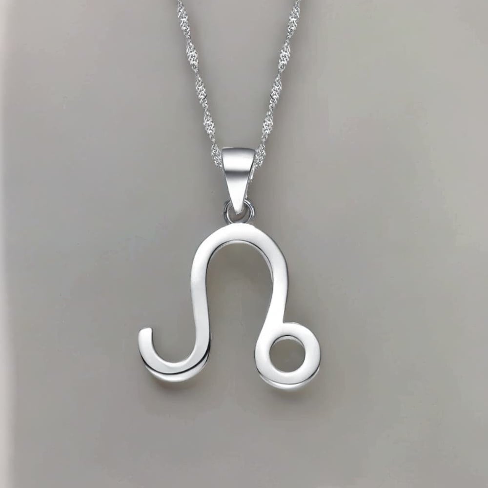 Ciondolo da uomo Collana in argento zodiaco Leone