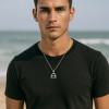 Sterling Silver Libra zodiac pendant necklace