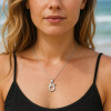 Pendentif homme Collier argent zodiaque Taureau