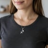 Pendentif homme Collier argent zodiaque Sagittaire