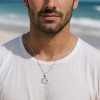 Sterling Silver Cancer zodiac pendant necklace