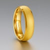 D Bague mariage personnalisable Tungstene aspect sable