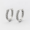 Pendientes celtas de plata para hombre y mujer, aros criollos