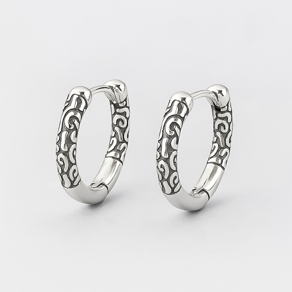 Pendientes celtas de plata para hombre y mujer, aros criollos