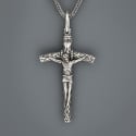 Heren zilveren hanger kruis kruisbeeld Christus