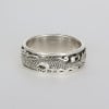 Bague argent anneau homme dragon tournant anti-stress