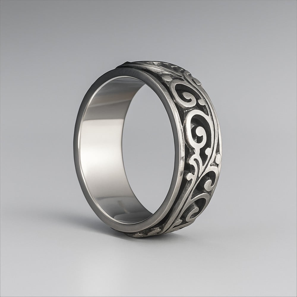 Bague anneau en argent 925 - L'Atelier d'Amaya