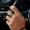 Bague anneau argent homme anti stresse tournant motif celtique