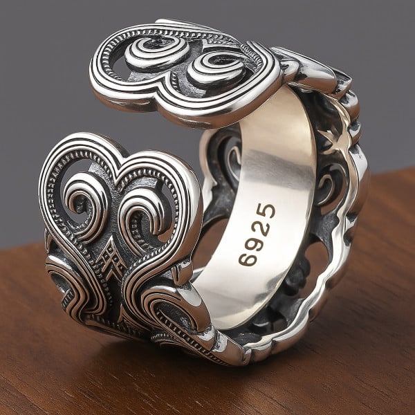 Manège Chevaliere Argent Et Noir Bijoux Bague Homme Alliance Homme