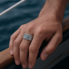 Bague argent ouverte celtique