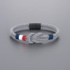 Gris Bracelet corde millet noeud marin
