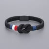 Bleu Bracelet corde millet noeud marin