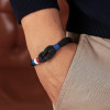 Bleu Bracelet corde millet noeud marin