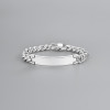 Bracelet personnalise homme gourmette acier chaine a graver