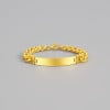D Bracelet personnalise homme gourmette acier chaine a graver