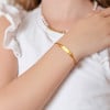 Bracelet personnalise enfant gourmette acier chaine gravure personnaliser
