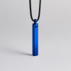 B Pendentif personnalise homme tungstene barre finition polie miroir