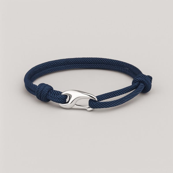 Bracelet corde millet fermoir acier
