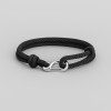 Bracelet corde millet fermoir acier