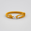 Bracelet corde millet fermoir acier