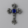 Pendentif homme argent massif croix celtique avec zirconium