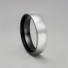 6mm Bague personnalisee homme titane bande brossee a graver