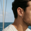 Boucles d'oreilles argent 925 Signes du zodiaque Lion
