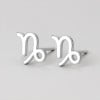 Boucles d'oreilles argent 925 Signes du zodiaque Capricorne