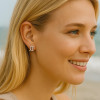 Boucles d'oreilles argent 925 Signes du zodiaque Gemeaux