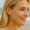 Boucles d'oreilles argent 925 Signes du zodiaque Gemeaux